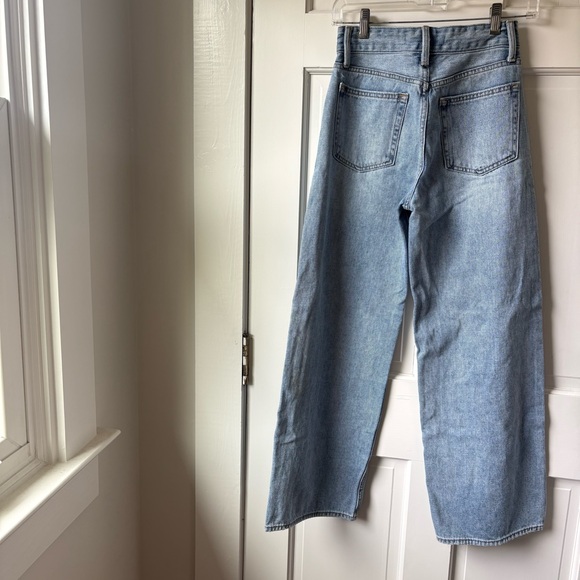 Altar'd State Light Wash Ultra Wide Leg High Rise Denim Jeans Size 24 - Picture 3 of 4